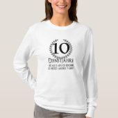 Employees Company Party 10 Years Of Company T-shirt (Voorkant)