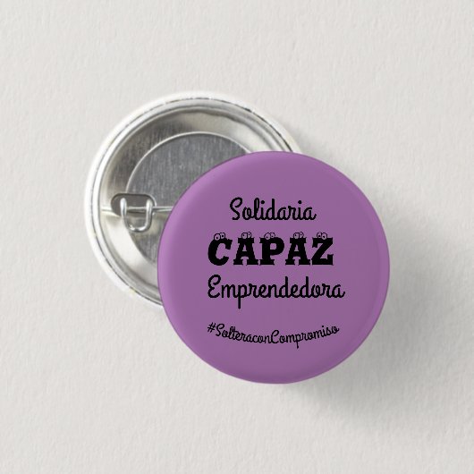 empoderamiento ronde button 3,2 cm (Voorkant /achterkant)