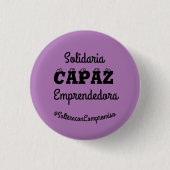 empoderamiento ronde button 3,2 cm (Voorkant)