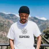 EMPOWER 3d-tekstontwerp T-shirt