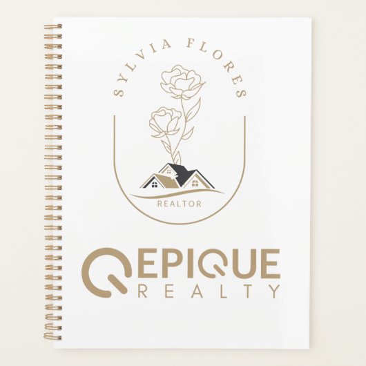 Empower - Epique Realty Spiral Gold Planner (Voorkant)