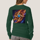 Empower HER: Vrouwen Onbevreesde Mode T-shirt (Achterkant)