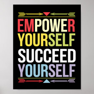 Empower jezelf Motivatie offerte Poster