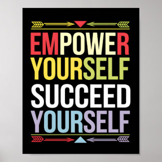 Empower jezelf Motivatie offerte Poster