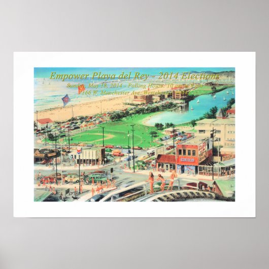 Empower Playa del Rey - 2014 Full Border Poster (Voorkant)