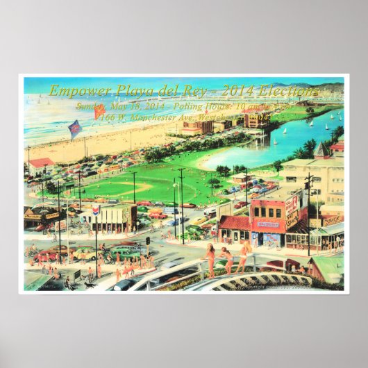 Empower Playa del Rey - 2014 ¼ Inch Border Poster (Voorkant)