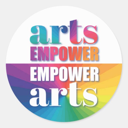 EMPOWER The Arts Stickers (Voorkant)
