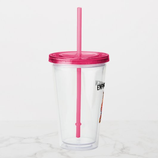 EMPOWER VROUWEN HIPPIE ACRYL DRINKBEKER (Rechts)