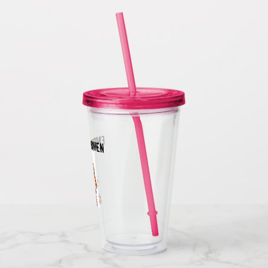 EMPOWER VROUWEN HIPPIE ACRYL DRINKBEKER (Links)