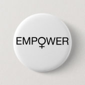 Empower Women Button Badge (Voorkant)