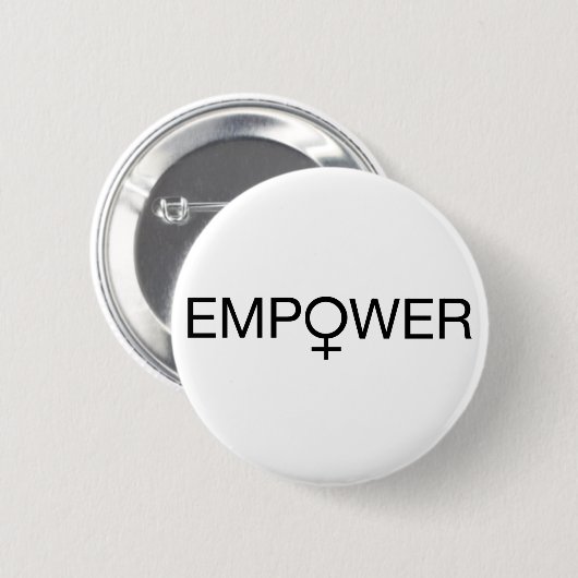 Empower Women Button Badge (Voorkant /achterkant)