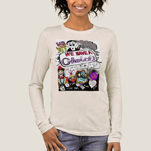 Empower Your Choices: Expression of Indivuality Tri-Blend Shirt (Voorkant)