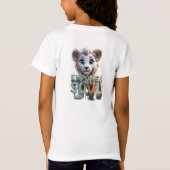 Empower Your Soul: grillige Baby Lion T-shirt (Achterkant)