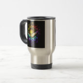 "Empower Your Soul" Travel Koffiemok Reisbeker (Voorkant links)