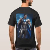 Empower Your Style: Superhero Tattoo T-shirt voor  (Achterkant)