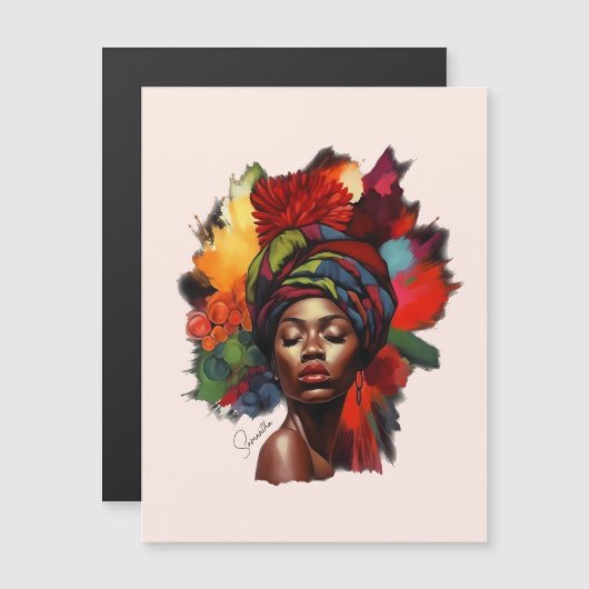Empowered Afro-Amerikaanse vrouw (Voorkant / Achterkant)