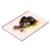 Empowered Afro-Amerikaanse Vrouw (2) Notitieboek (Linkerzijde)