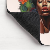 Empowered Afro-Amerikaanse vrouw Muismat (Hoek)