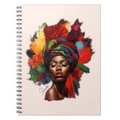 Empowered Afro-Amerikaanse vrouw Notitieboek (Voorkant)