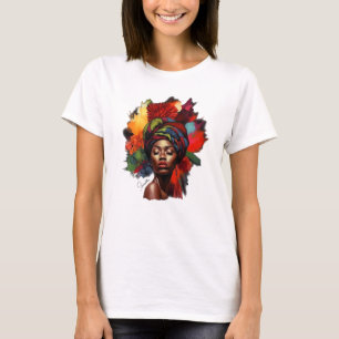 Empowered Afro-Amerikaanse vrouw T-shirt