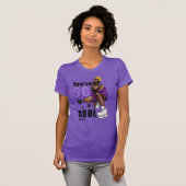 Empowered Black Diva Stralende Kracht en Genade T-shirt (Voorkant volledig)