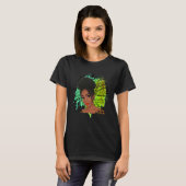 Empowered Black Vrouwen T-shirt (Voorkant volledig)