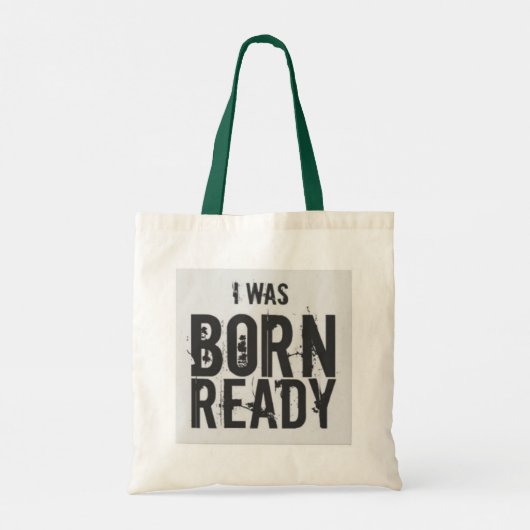 Empowered Canvas tas - 'I Was Born Ready' (Achterkant)