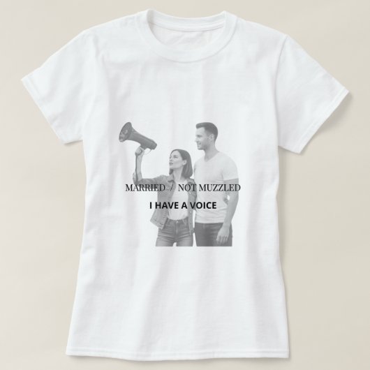 Empowered & Getrouwd – Feministisch T-Shirt voor E (Design voorkant)