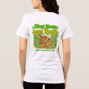 Empowered Hustle Cadeau voor Ambitieuze Zakenvrouw Tri-Blend Shirt