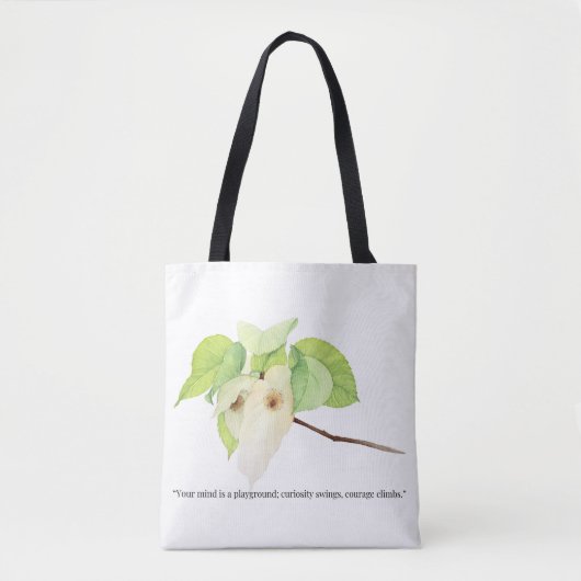 Empowered Minimalistische Vrouw | Inspirerende Quo Tote Bag (Voorkant)