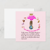 Empowered to lead happy women's day kaart (Voorkant / Achterkant)