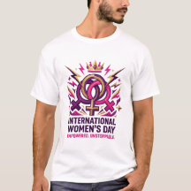 Empowered Unstoppable Women's Day Design
