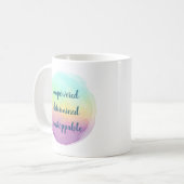 Empowered Vastberaden Onstuitbaar Koffiemok (Voorkant links)