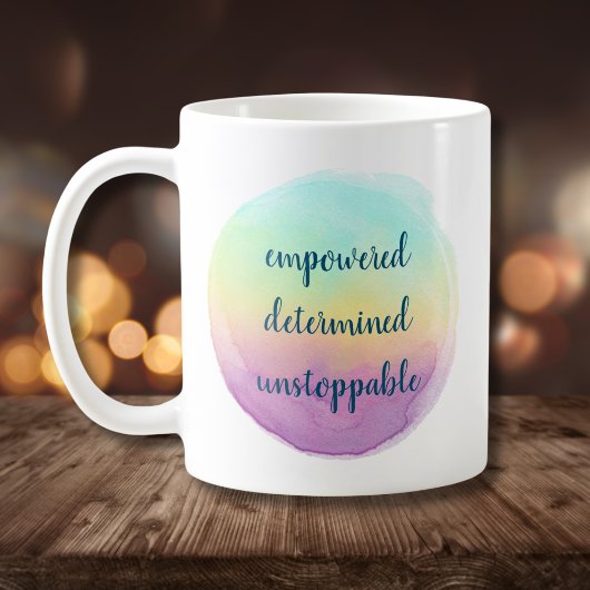 Empowered Vastberaden Onstuitbaar Koffiemok