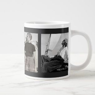 Empowered Vrije Geestige Vrouwen Vintage Beelden Grote Koffiekop