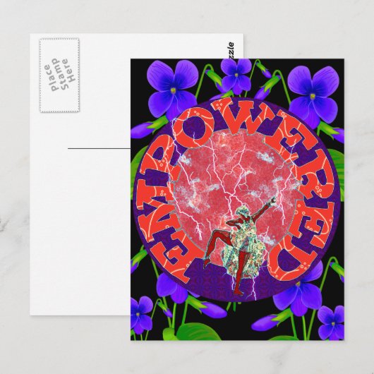 Empowered Woman Briefkaart (Voorkant / Achterkant)