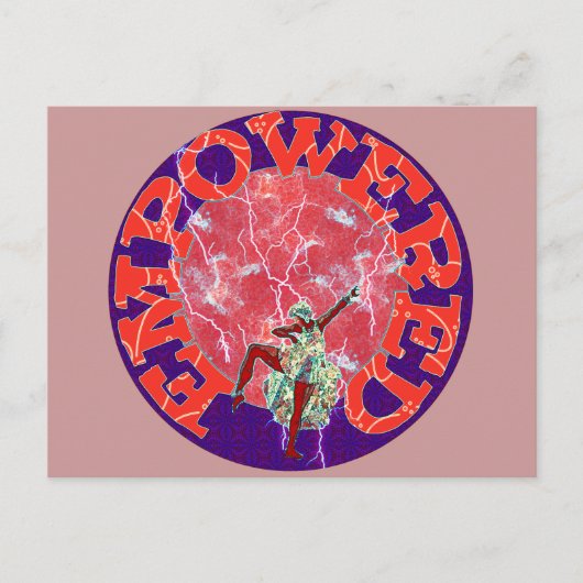 Empowered Woman Briefkaart (Voorkant)