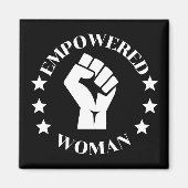 Empowered Woman Magneet (Voorkant)