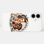Empowered Woman - Retro Girl Vibes Case-Mate iPhone Case (Achterkant (horizontaal))