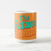 Empowered Woman Typography Personalized Koffiemok (Center)