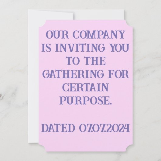 Empowered Women citeert paarse moderne tekst Kaart (Achterkant)