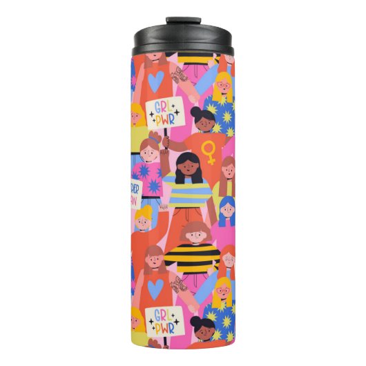 Empowered Women Diversity Tumbler Thermosbeker (Voorkant)