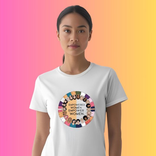 Empowered Women Empower Vrouwen Inspirerend T-shirt