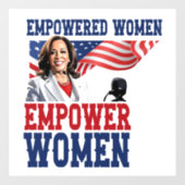 Empowered Women Empower Vrouwen Kamala Harris Raamsticker (Vel)