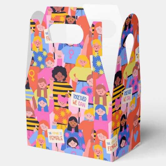 Empowered Women Favor Box Bedankdoosjes (Geopend)