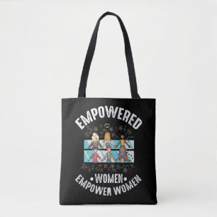 Empowered Women Feminist Inspirerend feminisme Tote Bag
