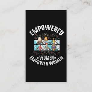 Empowered Women Feminist Inspirerend feminisme Visitekaartje
