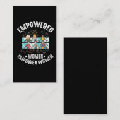 Empowered Women Feminist Inspirerend feminisme Visitekaartje (Voorkant / Achterkant)