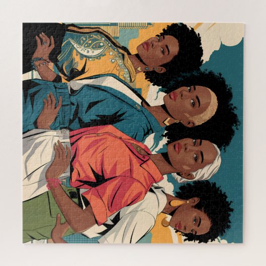 Empowered Women in Urban Mode Legpuzzel (Horizontaal)