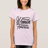 Empowered Women Patriottisch T-shirt (Voorkant)